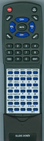 ONKYO DV-SP1000 Replacement Remote