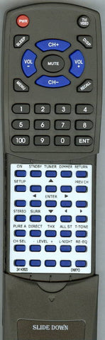 ONKYO RC620M Replacement Remote