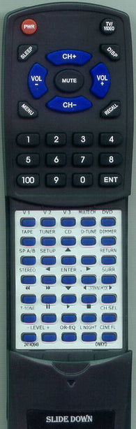 ONKYO RC649M Replacement Remote