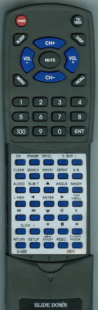 ONKYO RC655DV Replacement Remote
