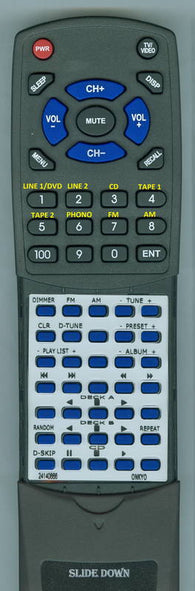 ONKYOINSERT TX8522 Replacement Remote