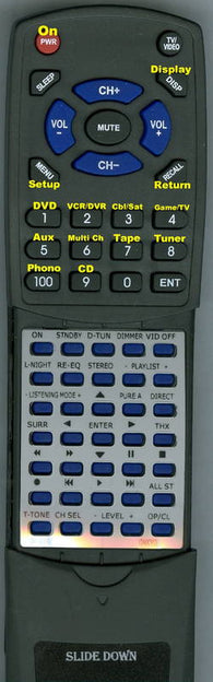 ONKYOINSERT TXSR705B Replacement Remote
