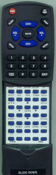ONKYO RC-709M Replacement Remote