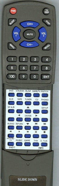 ONKYO RC717M Replacement Remote