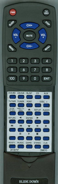ONKYO RC-737M Replacement Remote