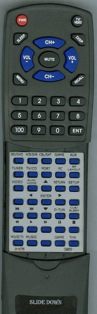 ONKYO RC 765M Replacement Remote