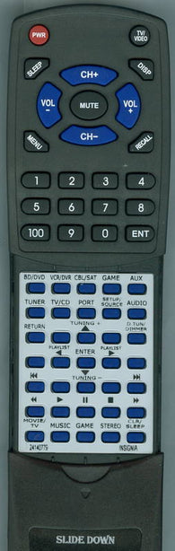 INSIGNIA NS-R5101AHD-A Replacement Remote