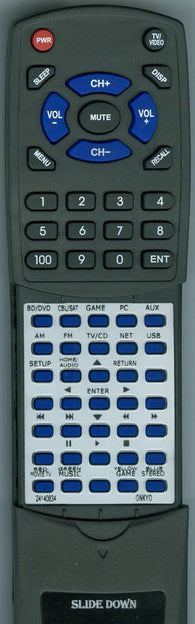 ONKYO RC-834M Replacement Remote