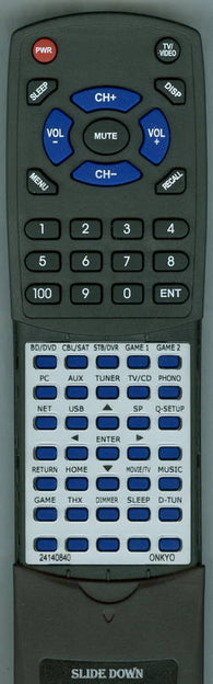 ONKYO RC-840M Replacement Remote