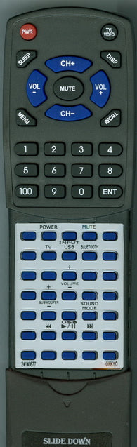 ONKYO 24140877 Replacement Remote