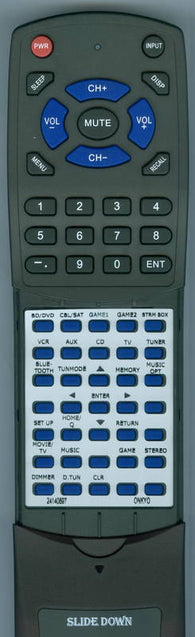 ONKYO RC-897M Replacement Remote