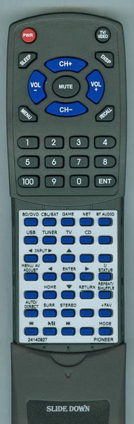 PIONEER VSXLX301 Replacement Remote