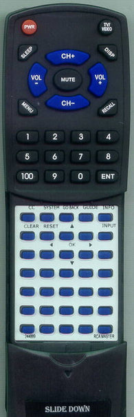 RCA 244889 Replacement Remote