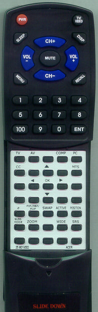 ACER 25M01V7002 Replacement Remote