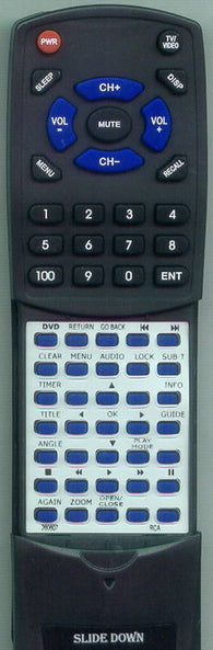 RCADVD 260607 DVD Replacement Remote