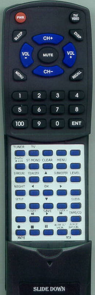 RCA 244395 Replacement Remote