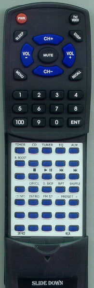 RCA RS2042 Replacement Remote