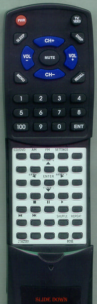 BOSE RT270625001 Replacement Remote
