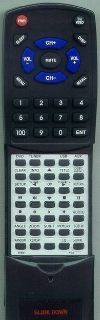 RCA RDT206 Replacement Remote