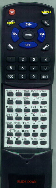 RCAINSERT 273455 Replacement Remote