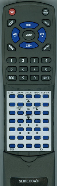 RCA M50WH92S Replacement Remote