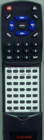 WESTINGHOUSE LTV19W6 Replacement Remote
