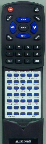 APEX 29000007011 Replacement Remote