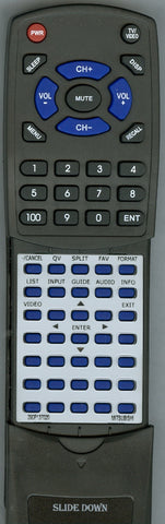 MITSUBISHI WD65833 MAIN Replacement Remote