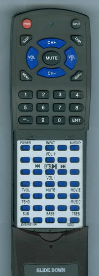 VIZIO 2S1E0001704 Replacement Remote