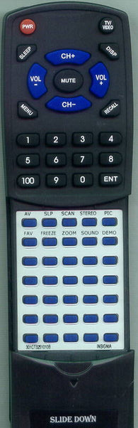 INSIGNIA ISTV040928 Replacement Remote