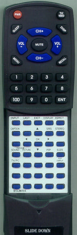 POLAROID 301-DL26K7-01A Replacement Remote
