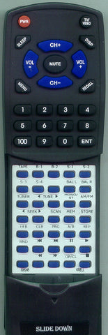 KRELL BLACK METAL REMOTE Replacement Remote