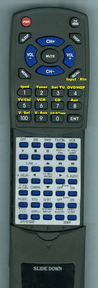 DENON--INSERT AVR1709 Replacement Remote