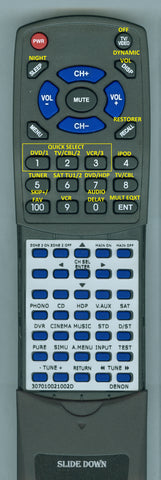 DENON 307010021002D Replacement Remote