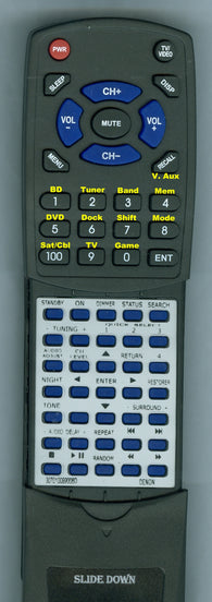 DENON--INSERT RT307010089008D Replacement Remote