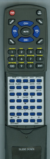 DENON--INSERT AVR-E300 Replacement Remote