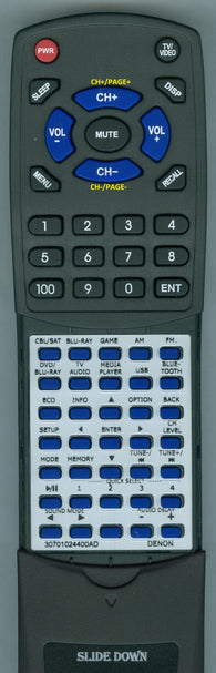 DENON RT30701024400AD Replacement Remote