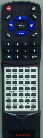 JENSEN 30702560 Replacement Remote