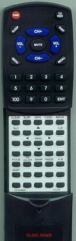 SYLVANIA 312124792031 Replacement Remote