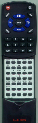 PHILIPS 00G170GFAA01 Replacement Remote