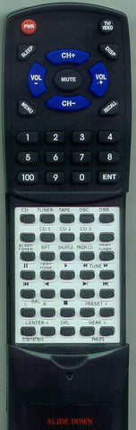 PHILIPS FWP78P3701 Replacement Remote