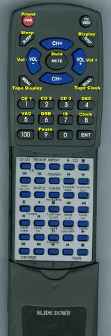PHILIPS RT313911878250 Replacement Remote
