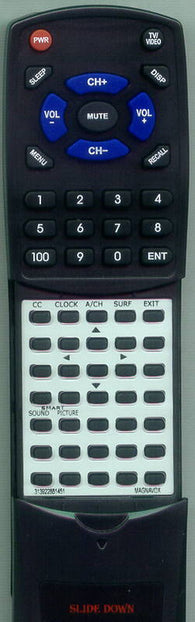 MAGNAVOX 13PRC10121 Replacement Remote