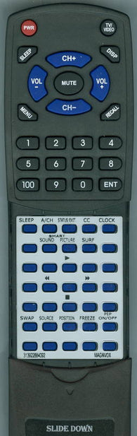 MAGNAVOX RT313922884092 Replacement Remote