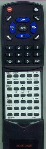 PHILIPS 50PFP5332D Replacement Remote