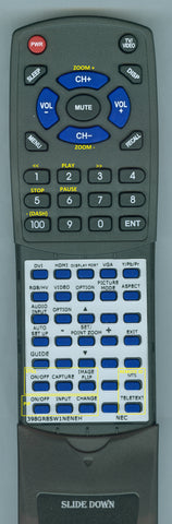 NEC--INSERT RU-M121 Replacement Remote