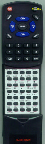 DENON--INSERT RT3990747001 Replacement Remote