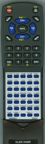 DENON--INSERT 3990838004 Replacement Remote