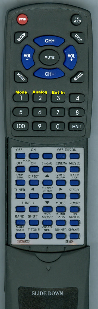 DENON RT3990953002 Replacement Remote