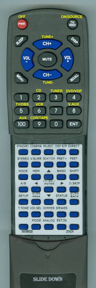 DENON--INSERT RC1002 Replacement Remote